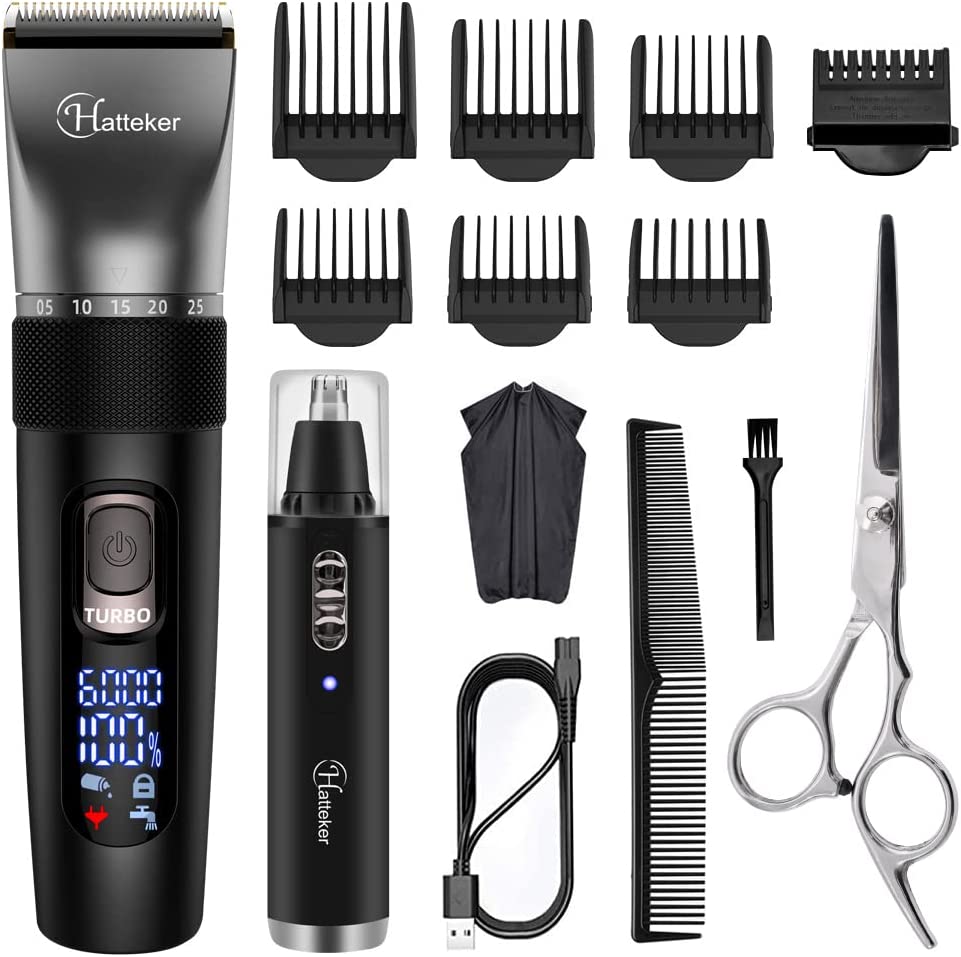 Hatteker Cordless Hair Clipper Beard Hair Trimmer Hair Cutting Kit Model Number: RFC-695