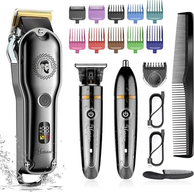 Hatteker Hair Clipper Cordless Hair Trimmer Barber Clipper T-Blade Trimmer &nbsp;Model Number: RFC-696